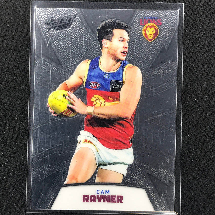 2024 Footy Stars Cam Rayner Luminous Thunderbolt Refractor 46/299 No 20