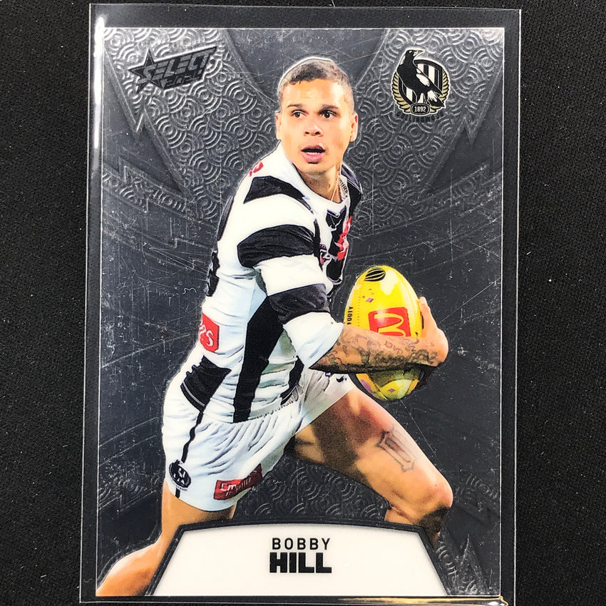 2024 Footy Stars Bobby Hill Luminous Thunderbolt Refractor 80/299 No 36