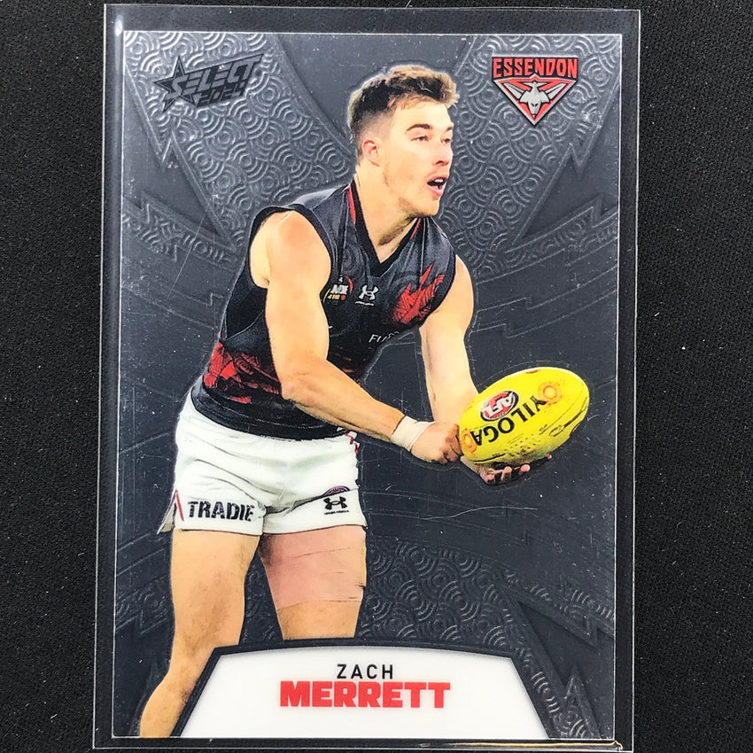 2024 Footy Stars Zach Merrett Luminous Thunderbolt Refractor 10/299 No 48