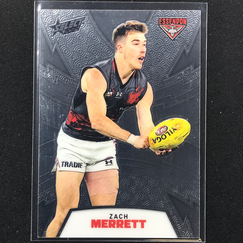 2024 Footy Stars Zach Merrett Luminous Thunderbolt Refractor 80/299 No 48
