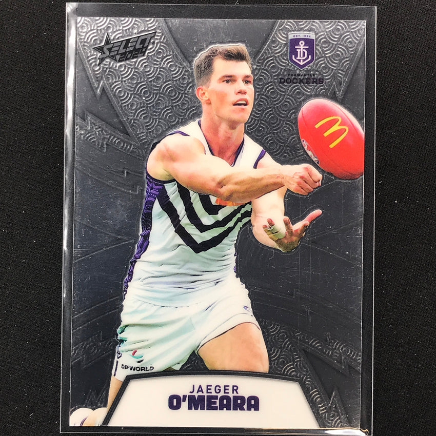 2024 Footy Stars Jaeger Omeara Luminous Thunderbolt Refractor 102/299 No 55