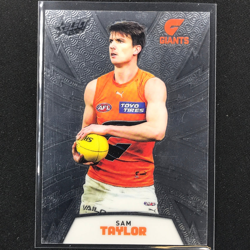 2024 Footy Stars Sam Taylor Luminous Thunderbolt Refractor 41/299 No 79
