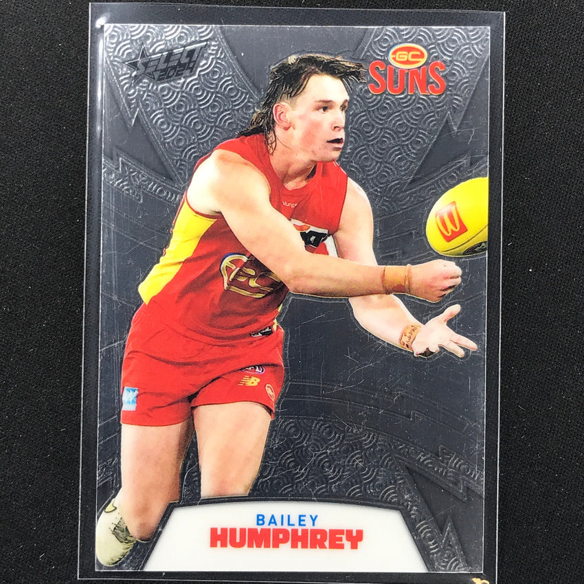 2024 Footy Stars Bailey Humphrey Luminous Thunderbolt Refractor 121/299 No 85