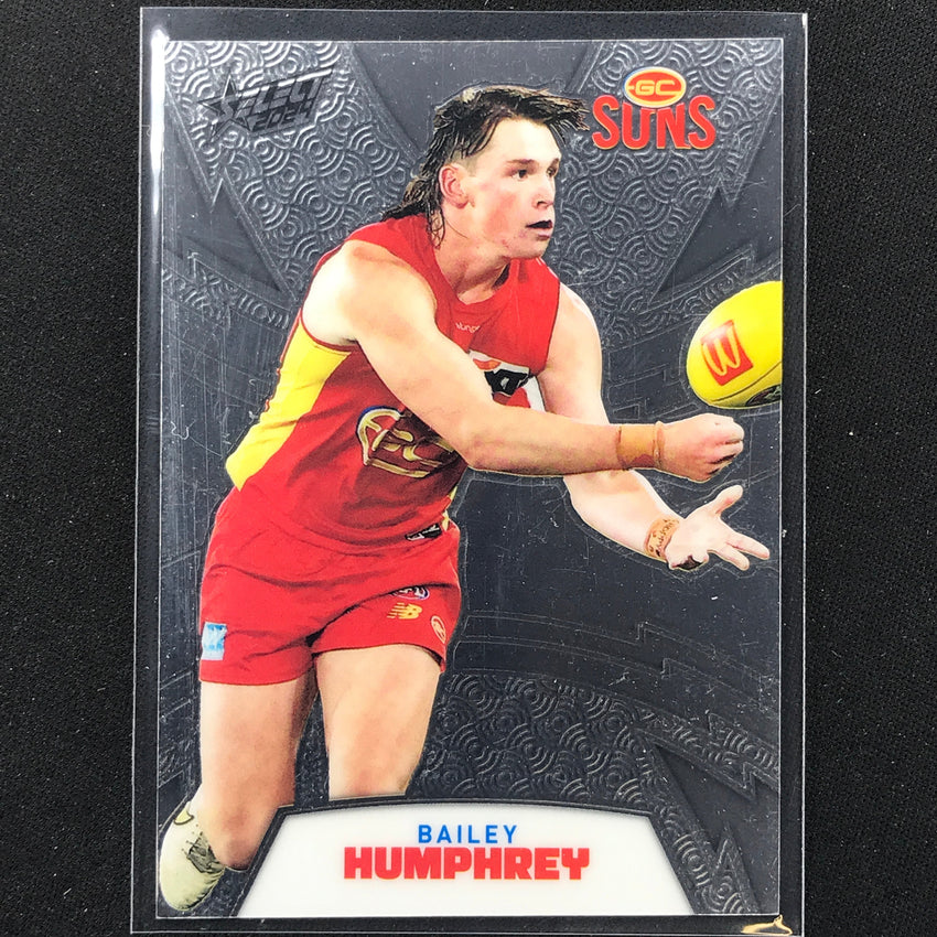 2024 Footy Stars Bailey Humphrey Luminous Thunderbolt Refractor 181/299 No 85