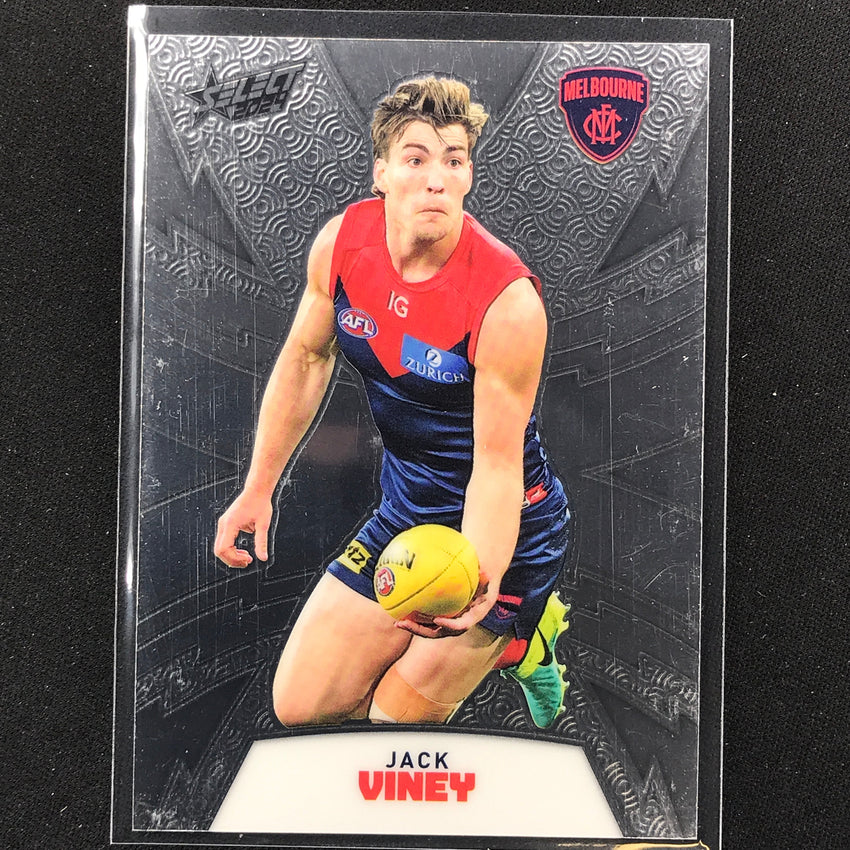 2024 Footy Stars Jack Viney Luminous Thunderbolt Refractor 281/299 No 110