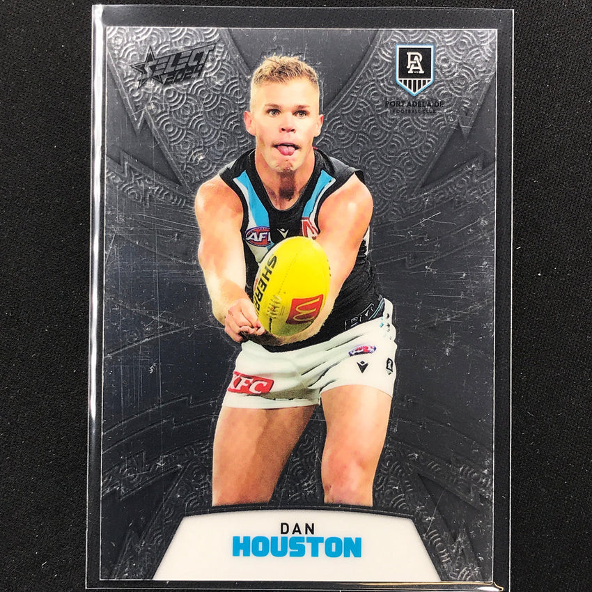2024 Footy Stars Dan Houston Luminous Thunderbolt Refractor 122/299 No 125