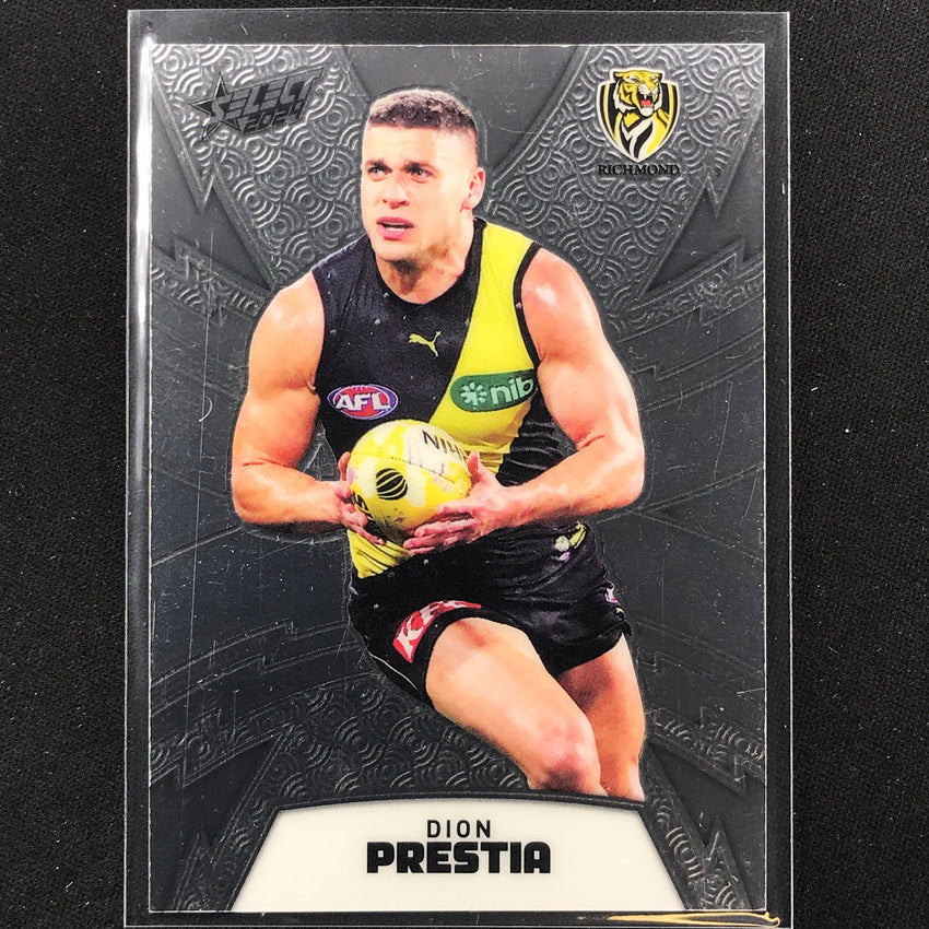2024 Footy Stars Dion Prestia Luminous Thunderbolt Refractor 261/299 No 137
