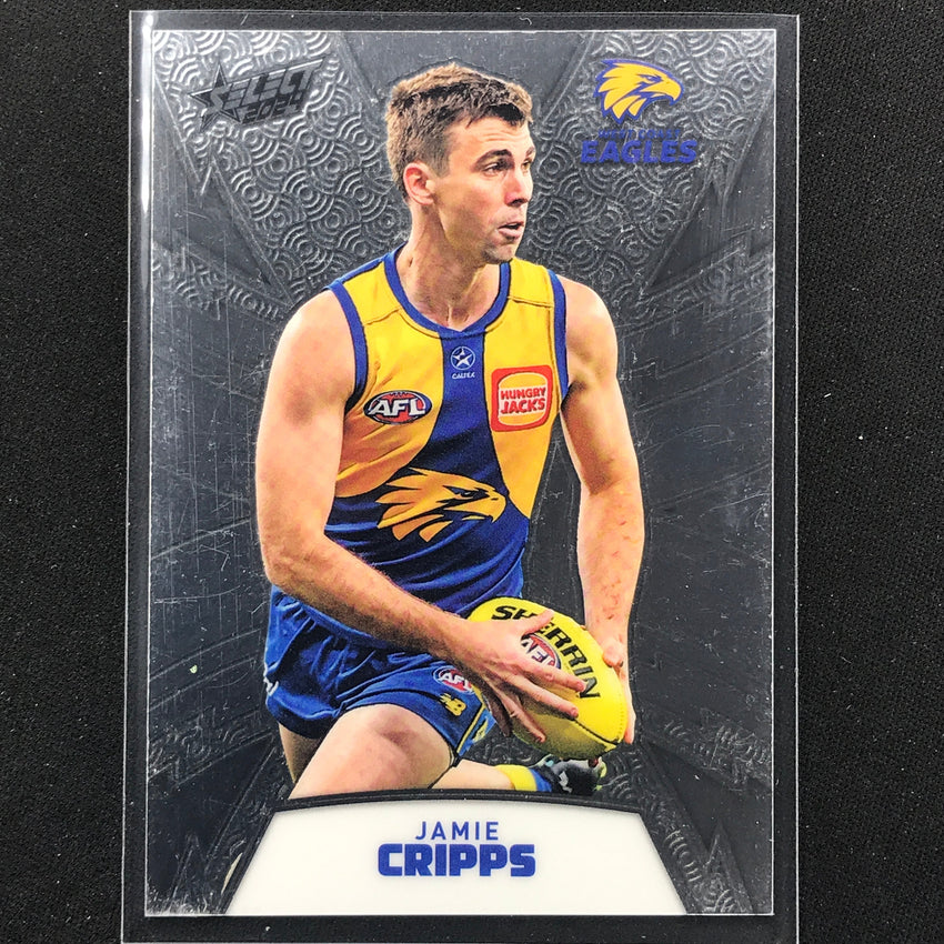 2024 Footy Stars Jamie Cripps Luminous Thunderbolt Refractor 188/299 No 163