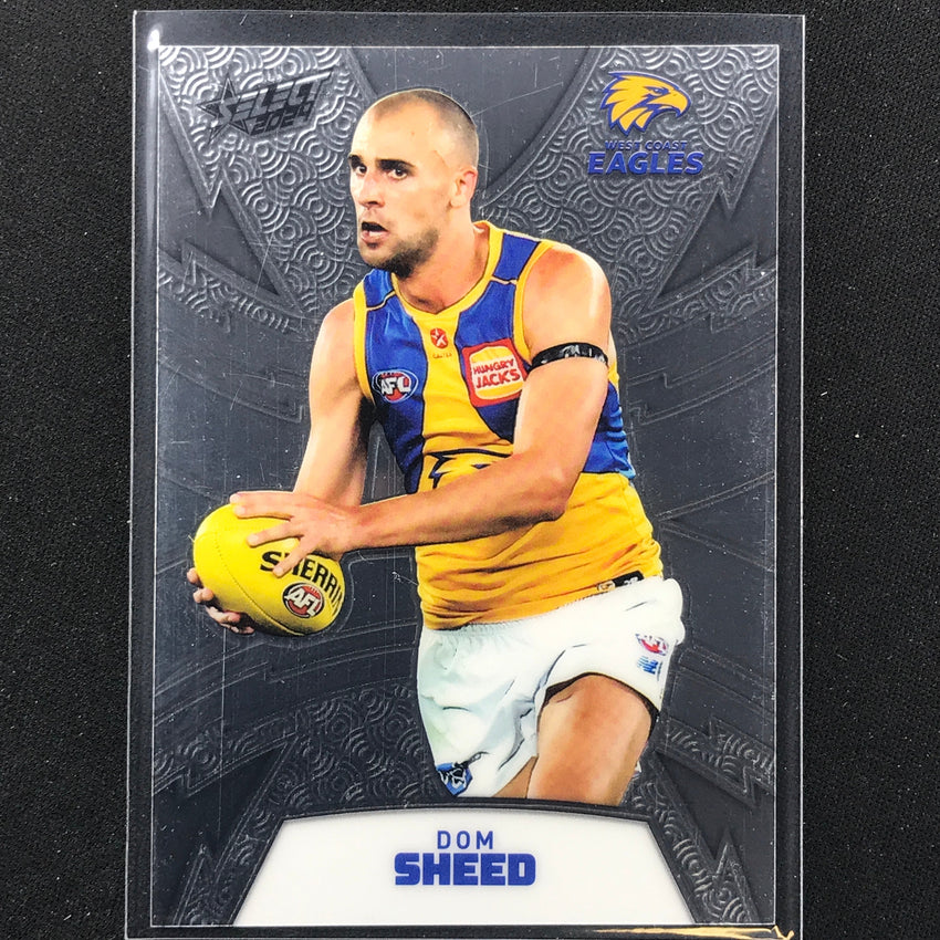 2024 Footy Stars Dom Sheed Luminous Thunderbolt Refractor 74/299 No 170