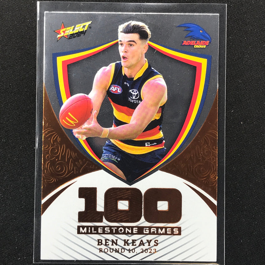 2024 Footy Stars Ben Keays Milestone Games Hobby 56/240 #1