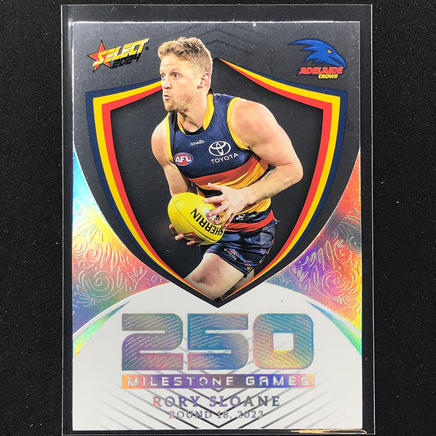 2024 Footy Stars Rory Sloane Milestone Games Hobby 57/240 No 4