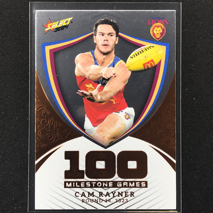 2024 Footy Stars Cam Rayner Milestone Games Hobby 217/240 No 7