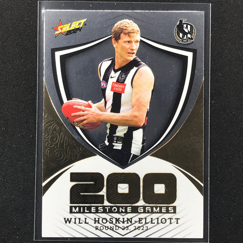 2024 Footy Stars Will Hoskin-elliott Milestone Games Hobby 71/240 No 26