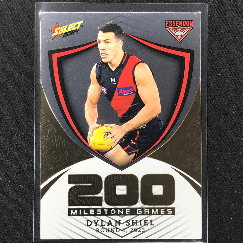 2024 Footy Stars Dylan Shiel Milestone Games Hobby 124/240 No 29