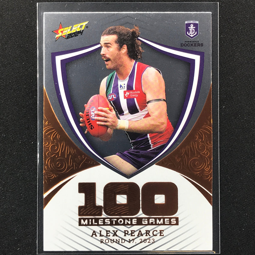2024 Footy Stars Alex Pearce Milestone Games Hobby 155/240 #36