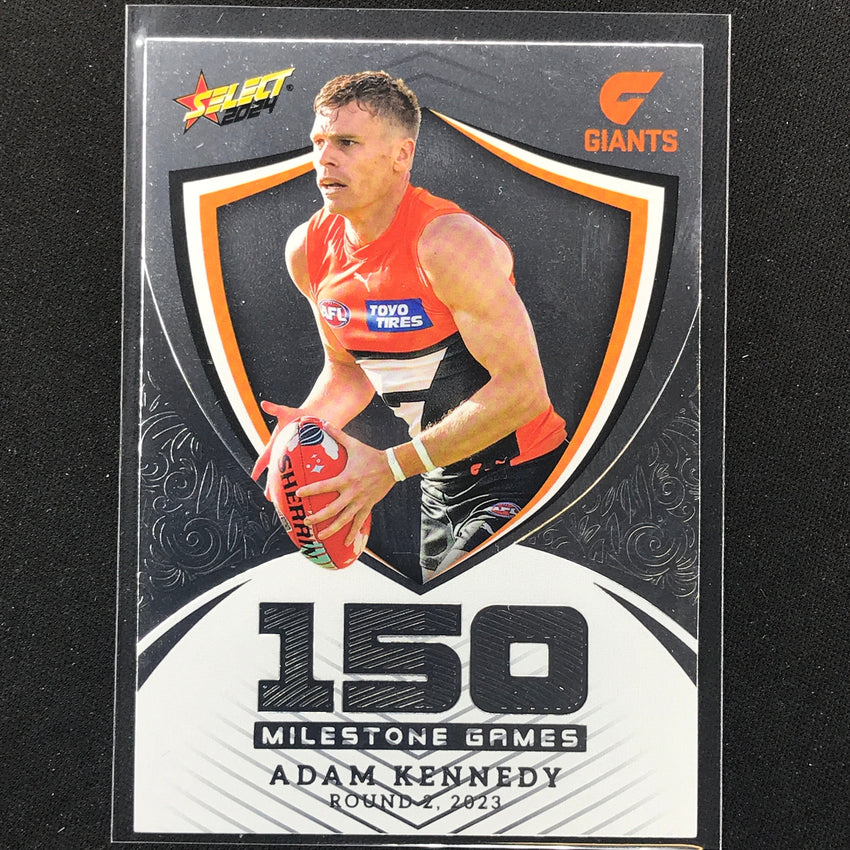 2024 Footy Stars Adam Kennedy Milestone Games Hobby 50/240 #43