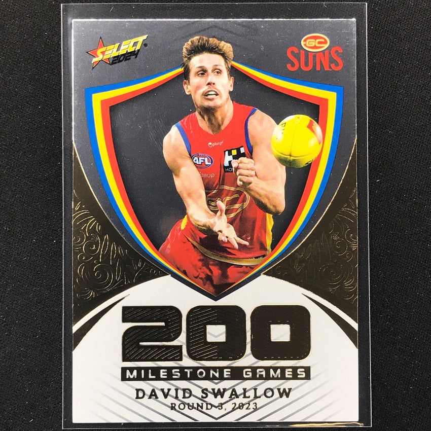 2024 Footy Stars David Swallow Milestone Games Hobby 43/240 #52