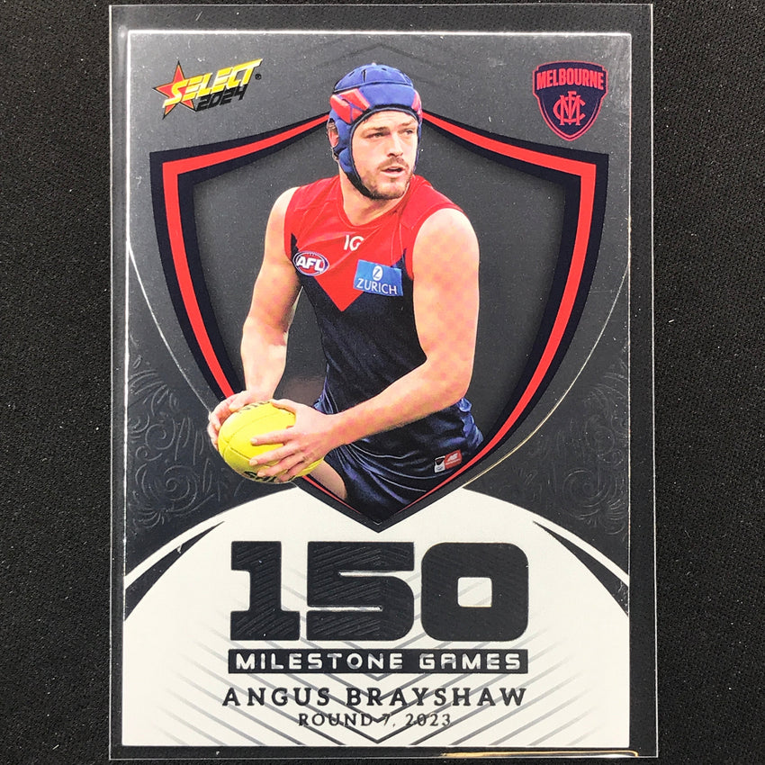 2024 Footy Stars Angus Brayshaw Milestone Games Hobby 170/240 #62
