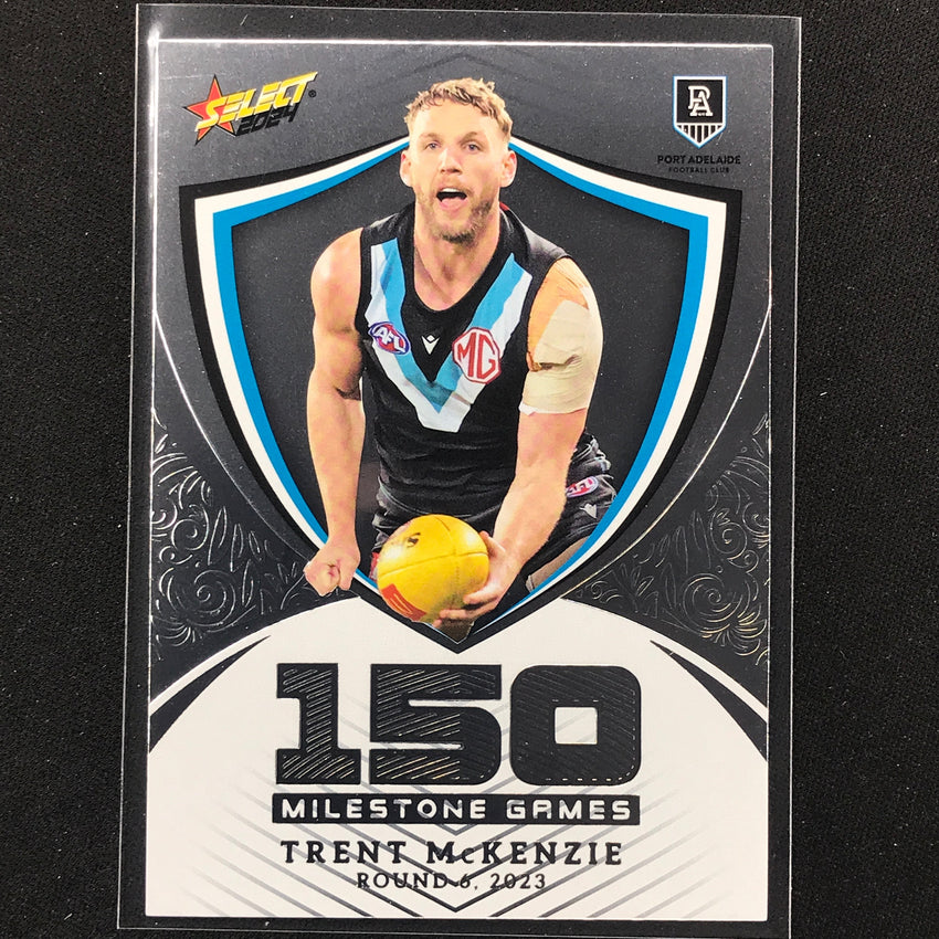 2024 Footy Stars Trent Mckenzie Milestone Games Hobby 156/240 #72
