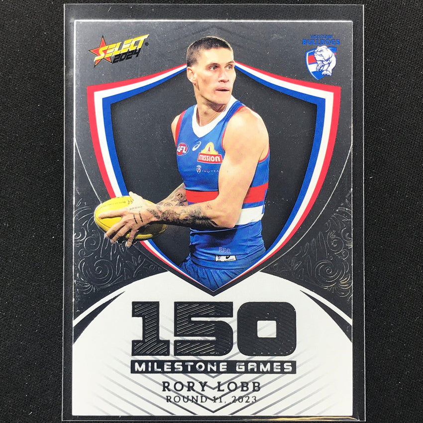 2024 Footy Stars Rory Lobb Milestone Games Hobby 28/240 #104