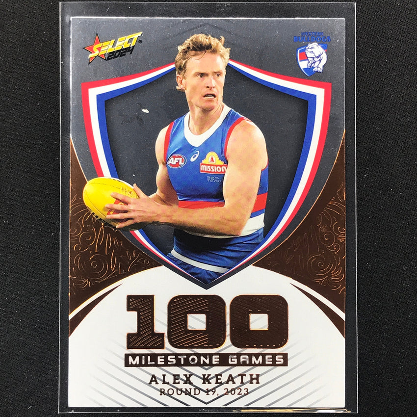 2024 Footy Stars Alex Keath Milestone Games Hobby 9/240 No 106