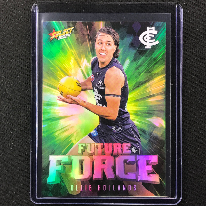 2024 Footy Stars Ollie Hollands Future Force Green 68/195 No 14