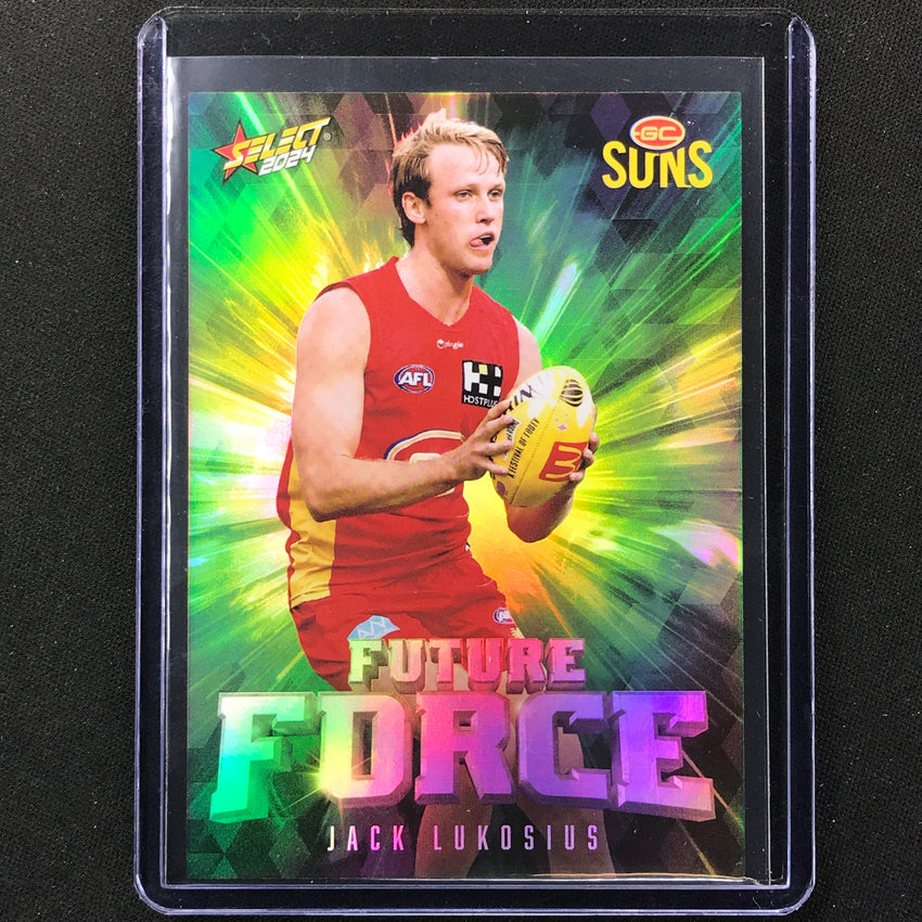 2024 Footy Stars Jack Lukosius Future Force Green 134/195 #44