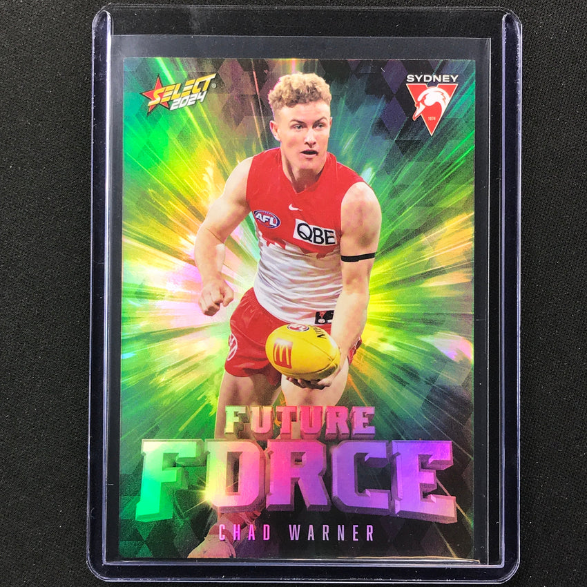 2024 Footy Stars Chad Warner Future Force Green 2/195 #80
