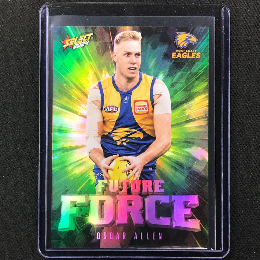 2024 Footy Stars Oscar Allen Future Force Green 182/195 No 81