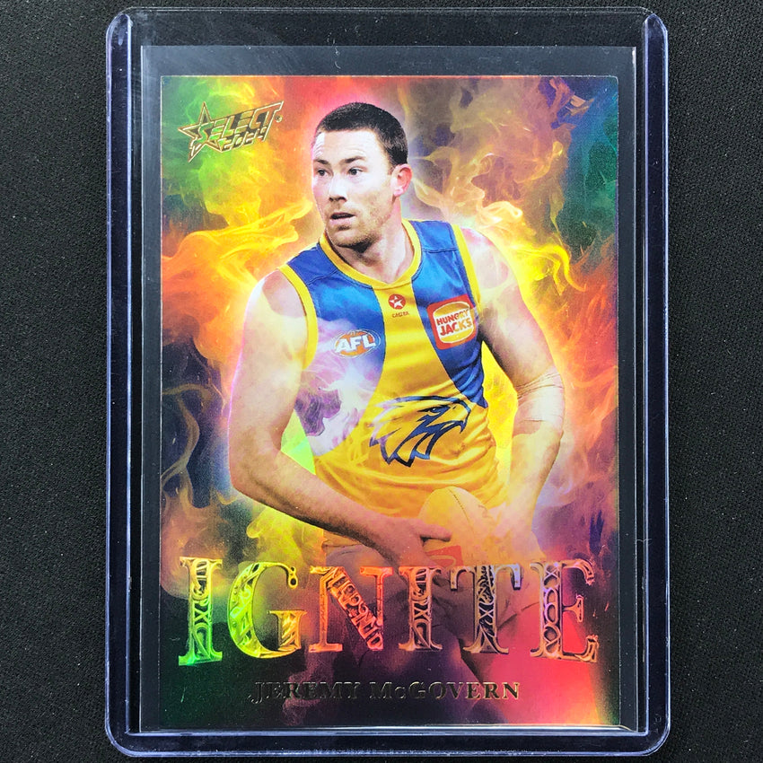 2024 Footy Stars Jeremy Mcgovern Ignite Gold 16/125 No 67