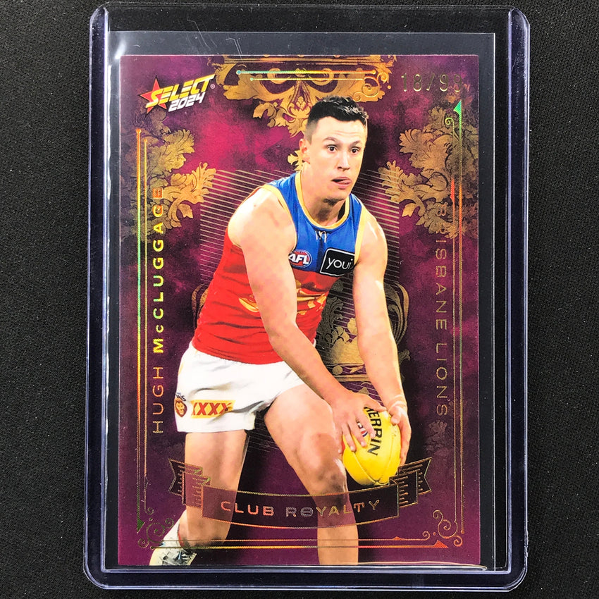 2024 Footy Stars Hugh Mccluggage Club Royalty 18/99 No 8