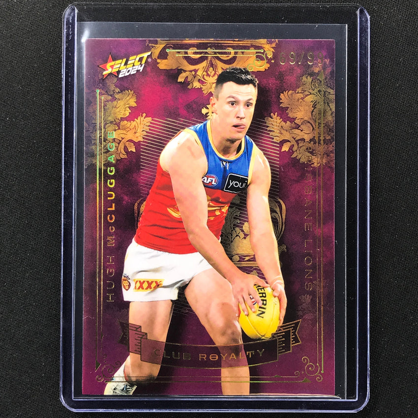2024 Footy Stars Hugh Mccluggage Club Royalty 69/99 #8