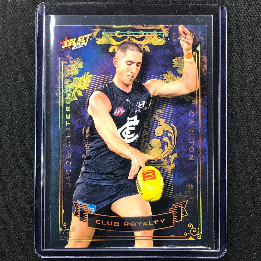 2024 Footy Stars Jacob Weitering Club Royalty 64/99 No 11
