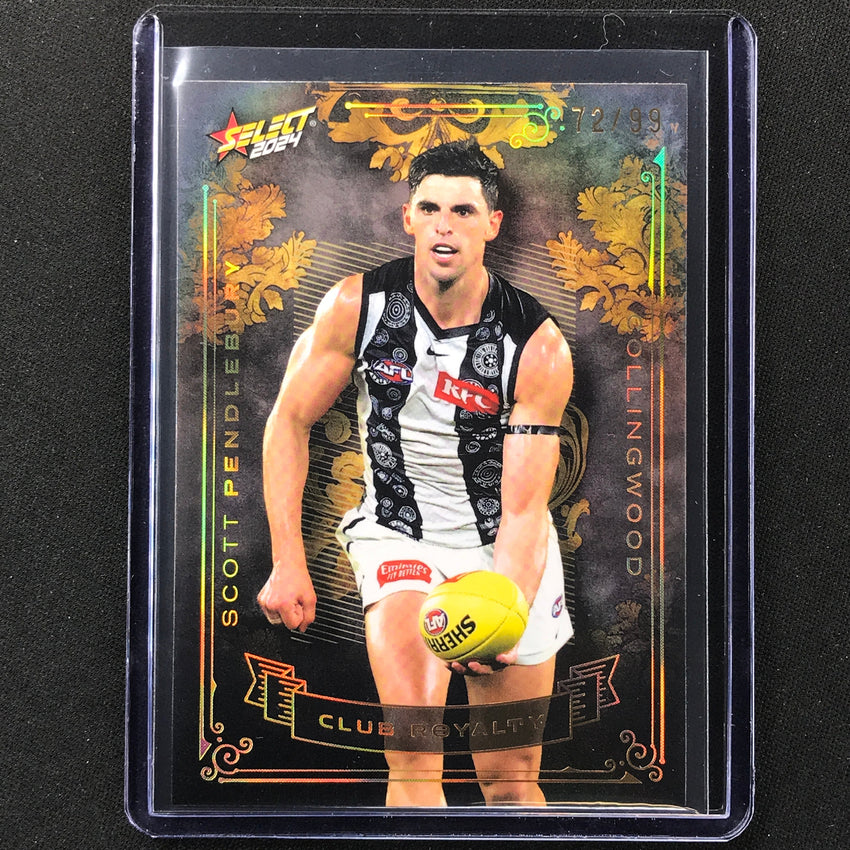 2024 Footy Stars Scott Pendlebury Club Royalty 72/99 No 20
