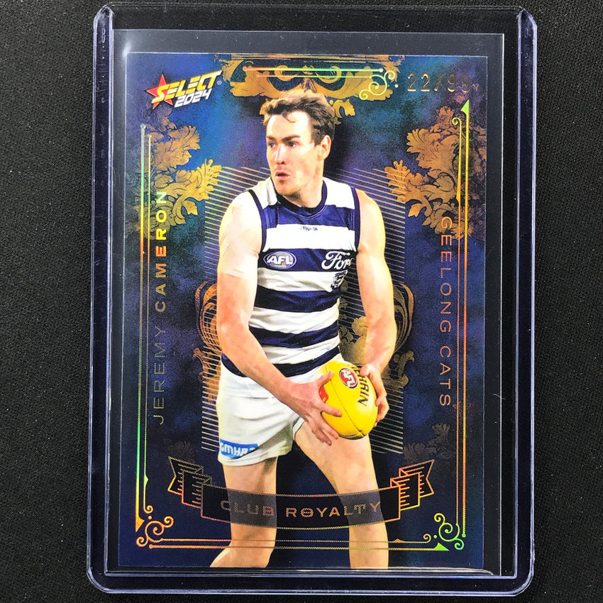 2024 Footy Stars Jeremy Cameron Club Royalty 22/99 No 35