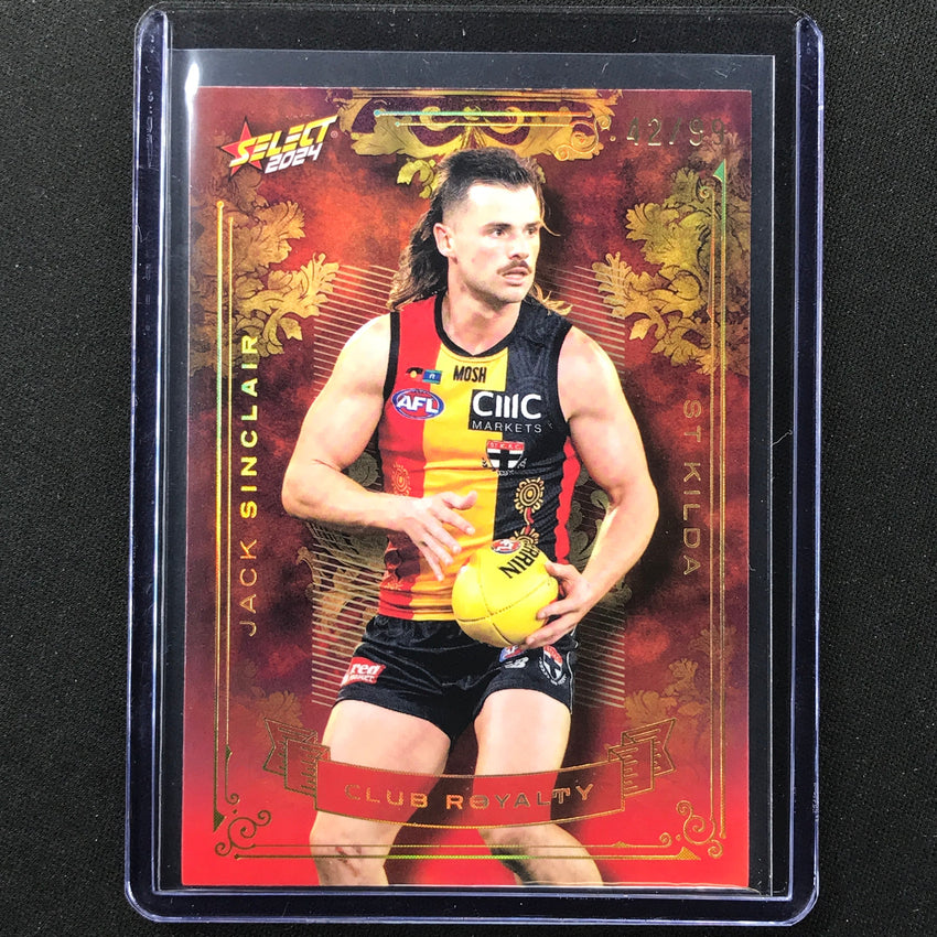 2024 Footy Stars Jack Sinclair Club Royalty 42/99 No 71
