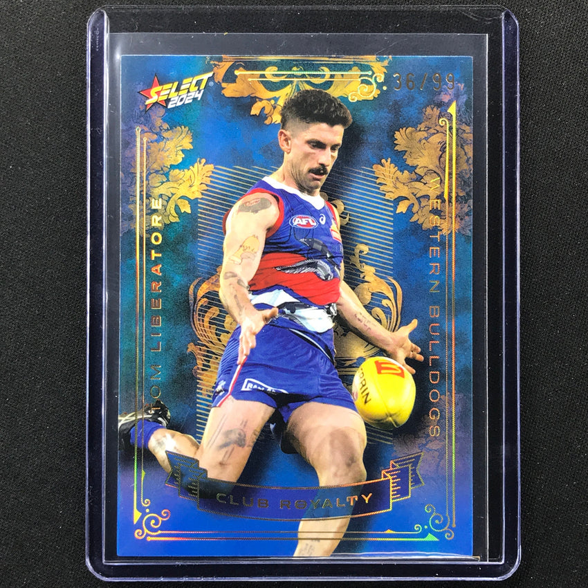 2024 Footy Stars Tom Liberatore Club Royalty 36/99 No 87