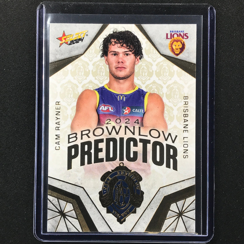 2024 Footy Stars Cam Rayner Brownlow Predictor Gold 12/315 No 11