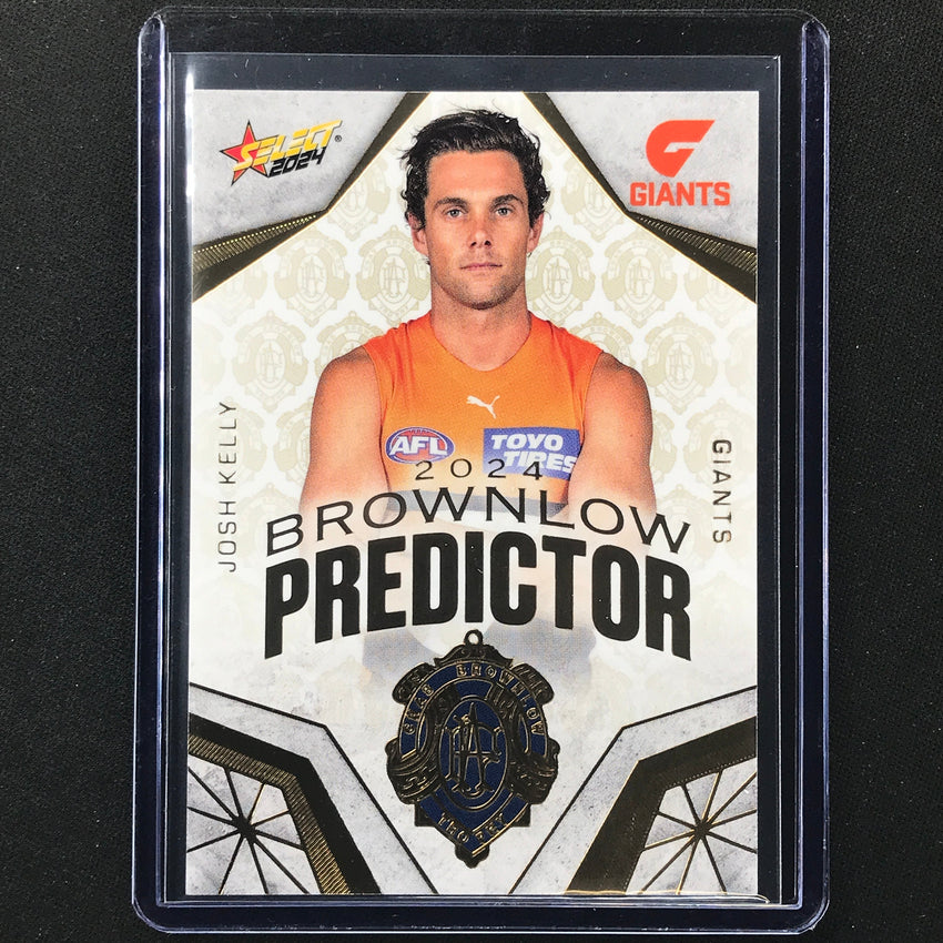 2024 Footy Stars Josh Kelly Brownlow Predictor Gold 176/315 No 46