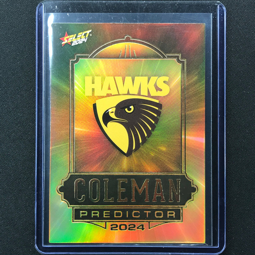 2024 Footy Stars Hawthorn Coleman Predictor Gold 310/315