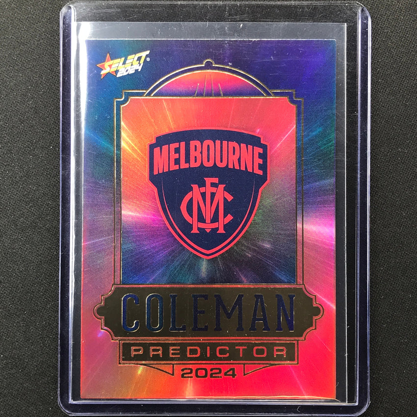 2024 Footy Stars Melbourne Coleman Predictor Gold 290/315