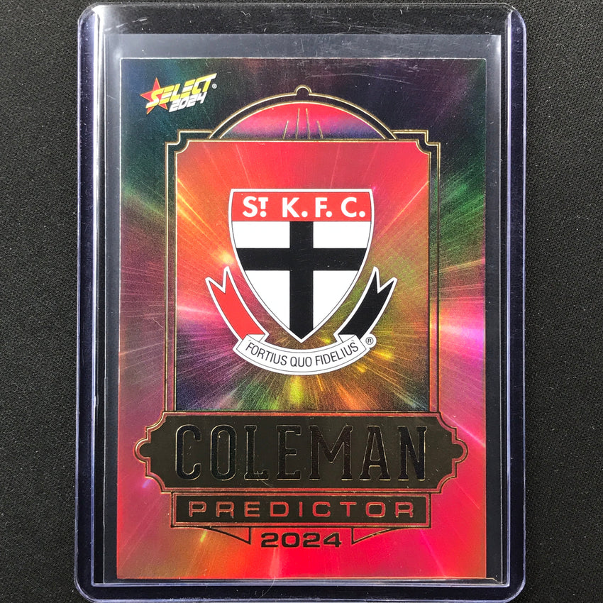 2024 Footy Stars St Kilda Coleman Predictor Gold 75/315
