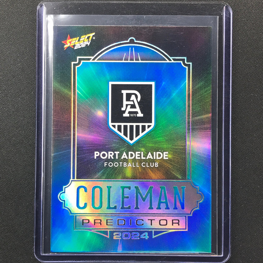 2024 Footy Stars Port Adelaide Coleman Predictor Platinum 38/60