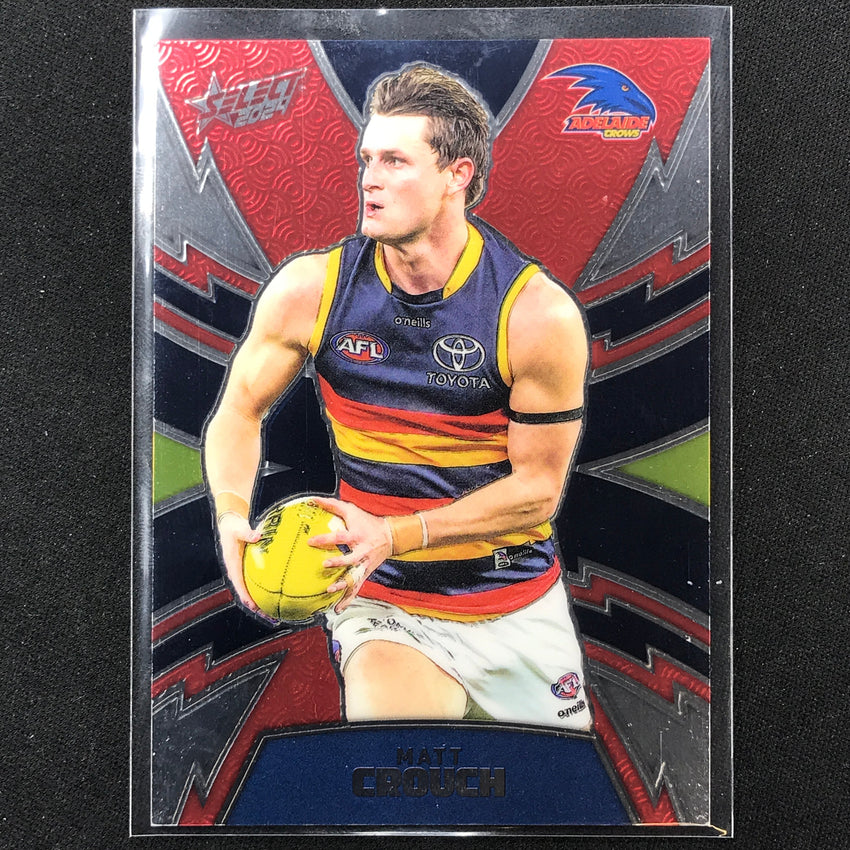 2024 Footy Stars Matt Crouch Luminous Thunderbolt 490/599 No 2