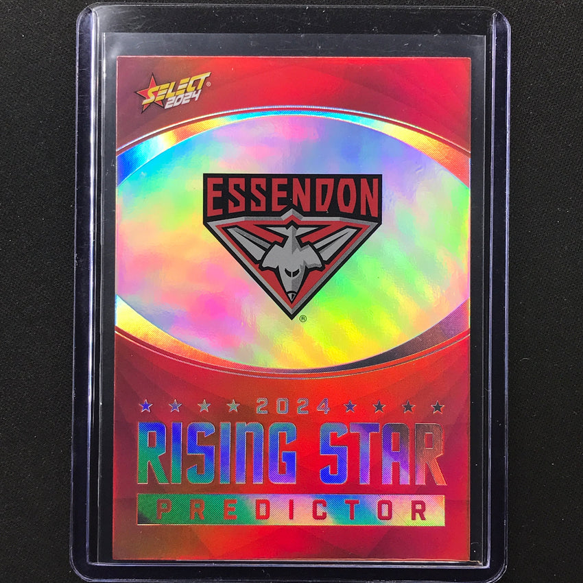 2024 Footy Stars Essendon Rising Star Predictor Platinum 44/60