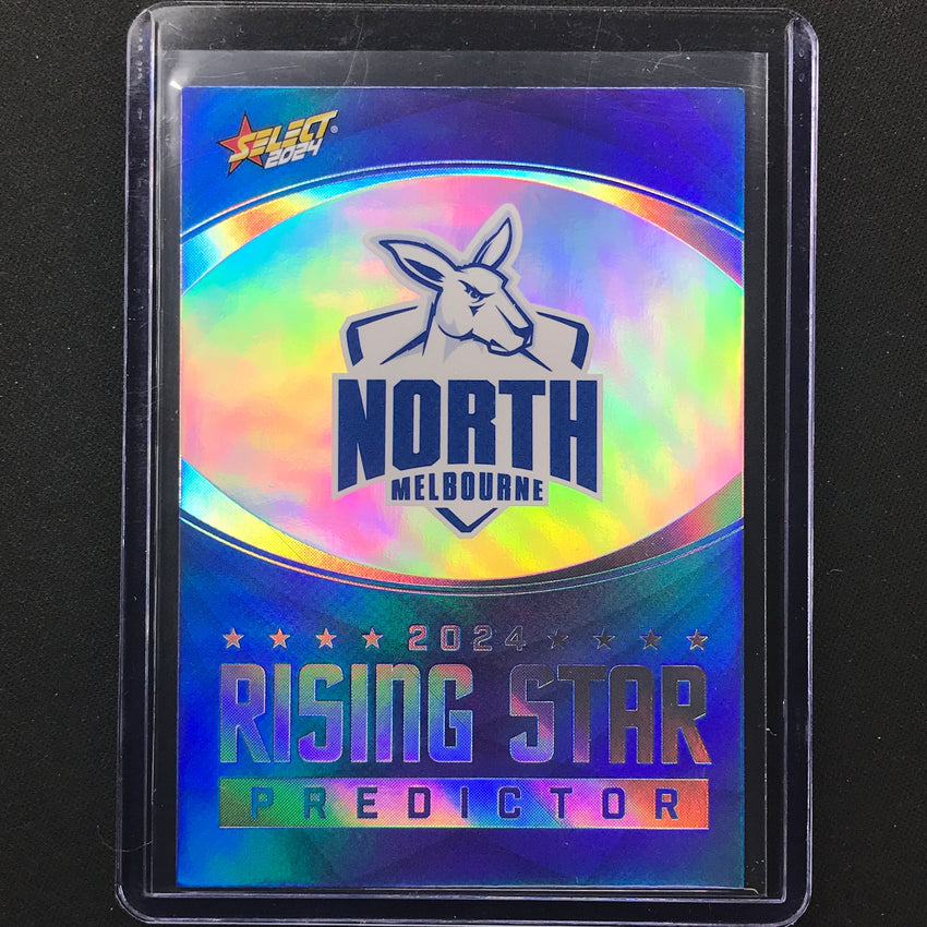 2024 Footy Stars North Melbourne Rising Star Predictor Platinum 44/60