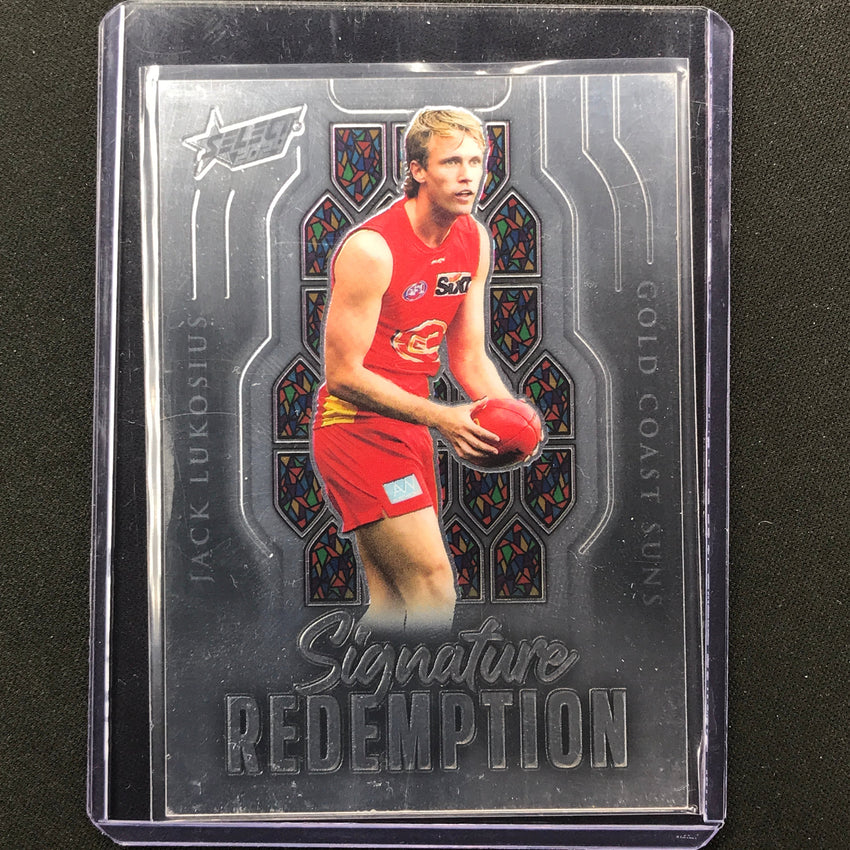2024 Footy Stars Jack Lukosius Luminous Myriad Signature Redemption 11/99