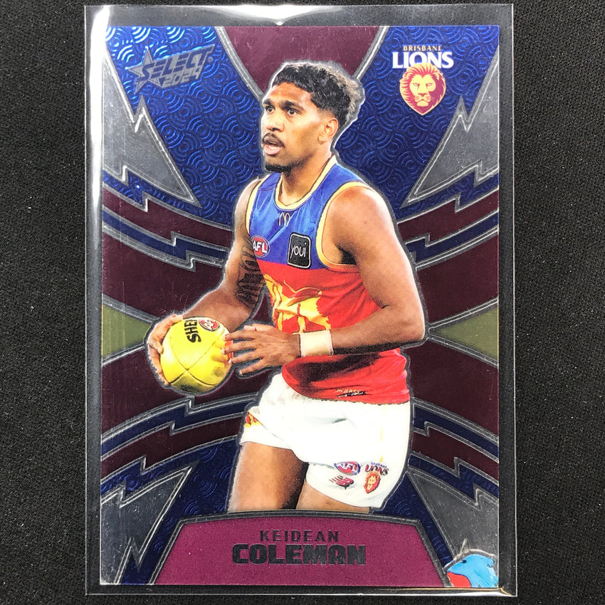 2024 Footy Stars Keidean Coleman Luminous Thunderbolt 262/599 #28