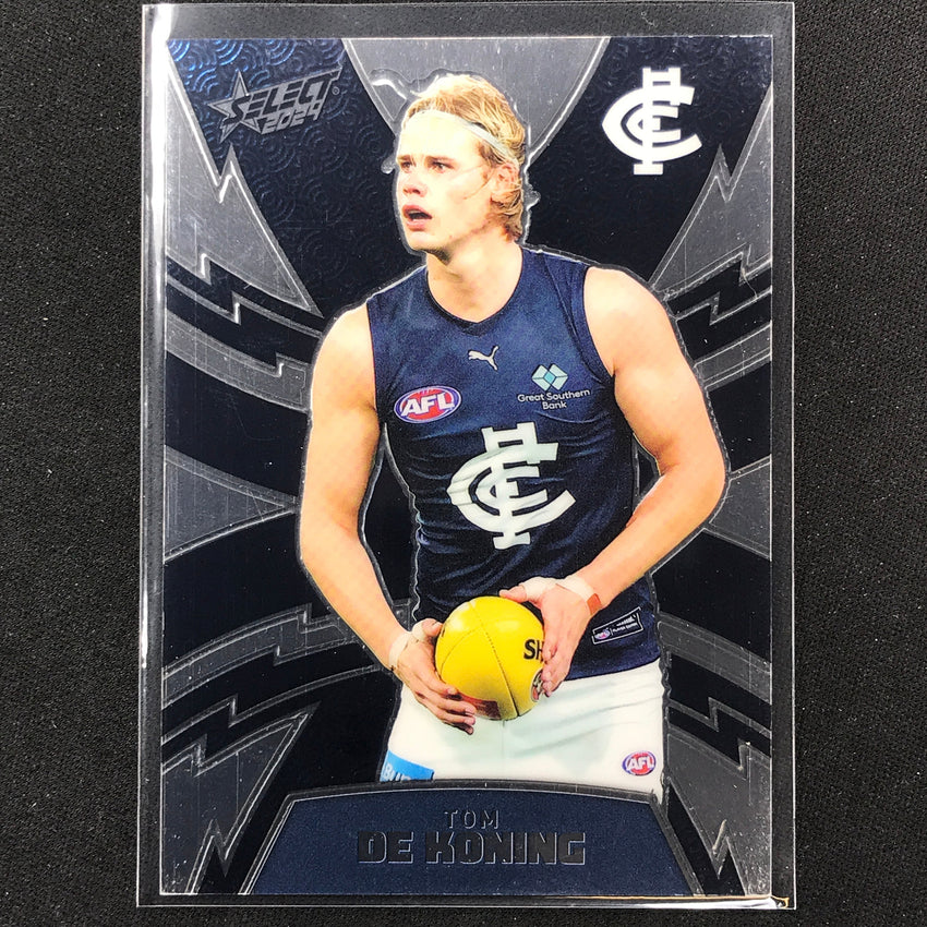 2024 Footy Stars Tom De Koning Luminous Thunderbolt 398/599 No 49