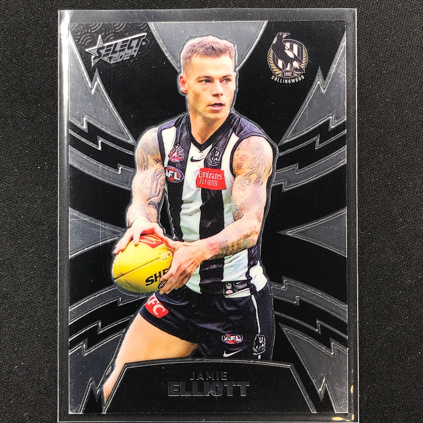 2024 Footy Stars Jamie Elliott Luminous Thunderbolt 168/599 No 72